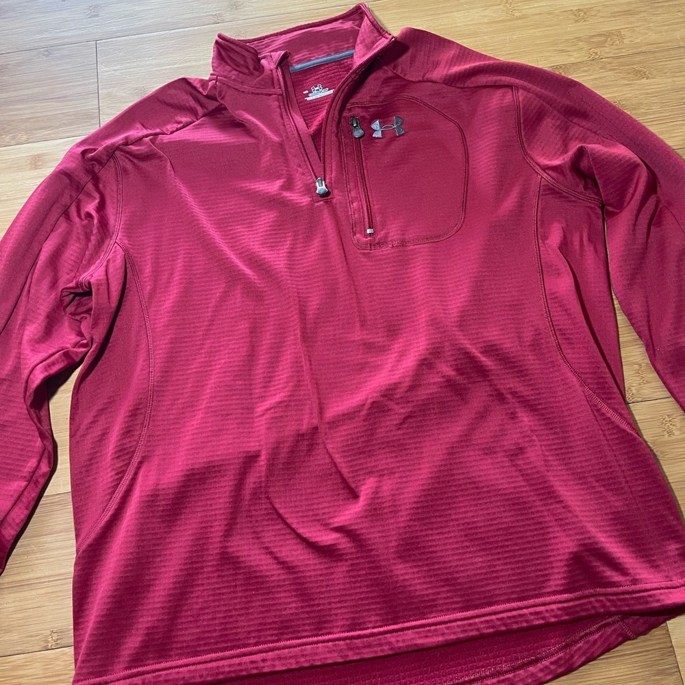 Under Armour ColdGear Quarter Zip Size Large